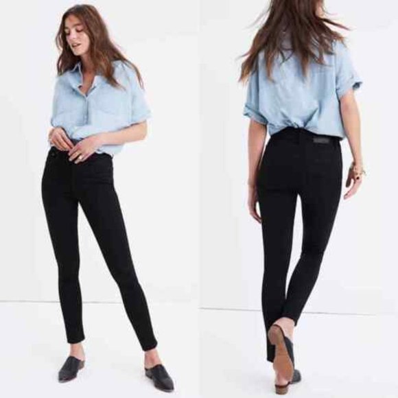 Madewell 10" High Rise Skinny Jeans Size 28 - Picture 1 of 8